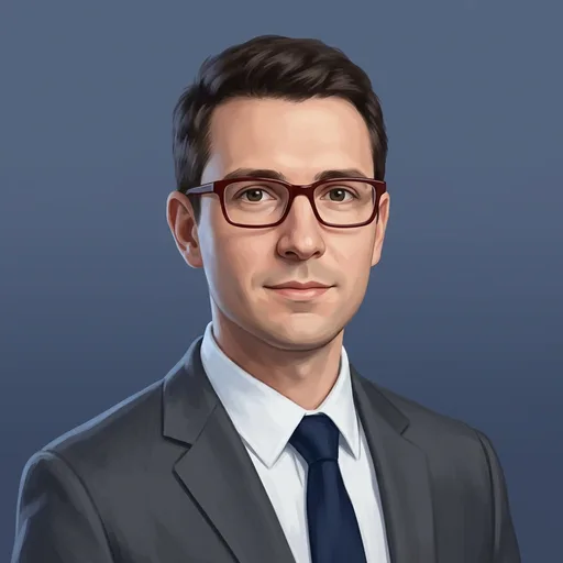 Retrato ilustrado de Pablo