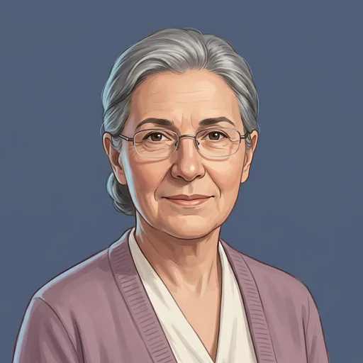 Retrato ilustrado de Pilar