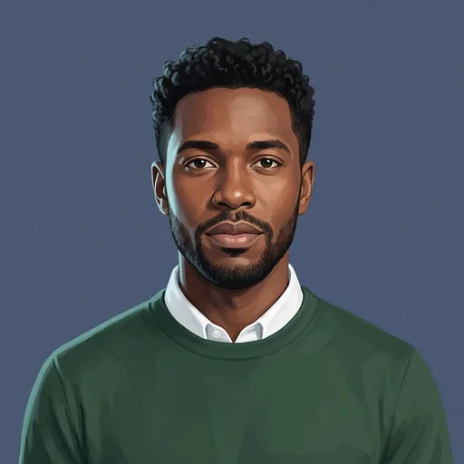 Retrato ilustrado de Yeray